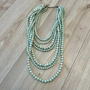 Beautiful Faux Pearl Statement Necklace